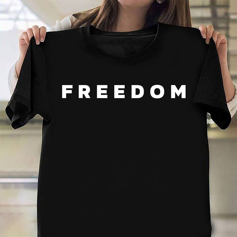 Charlie Kirk Freedom T-Shirt Freedom Charlie Cool Merch For Charlie Lovers