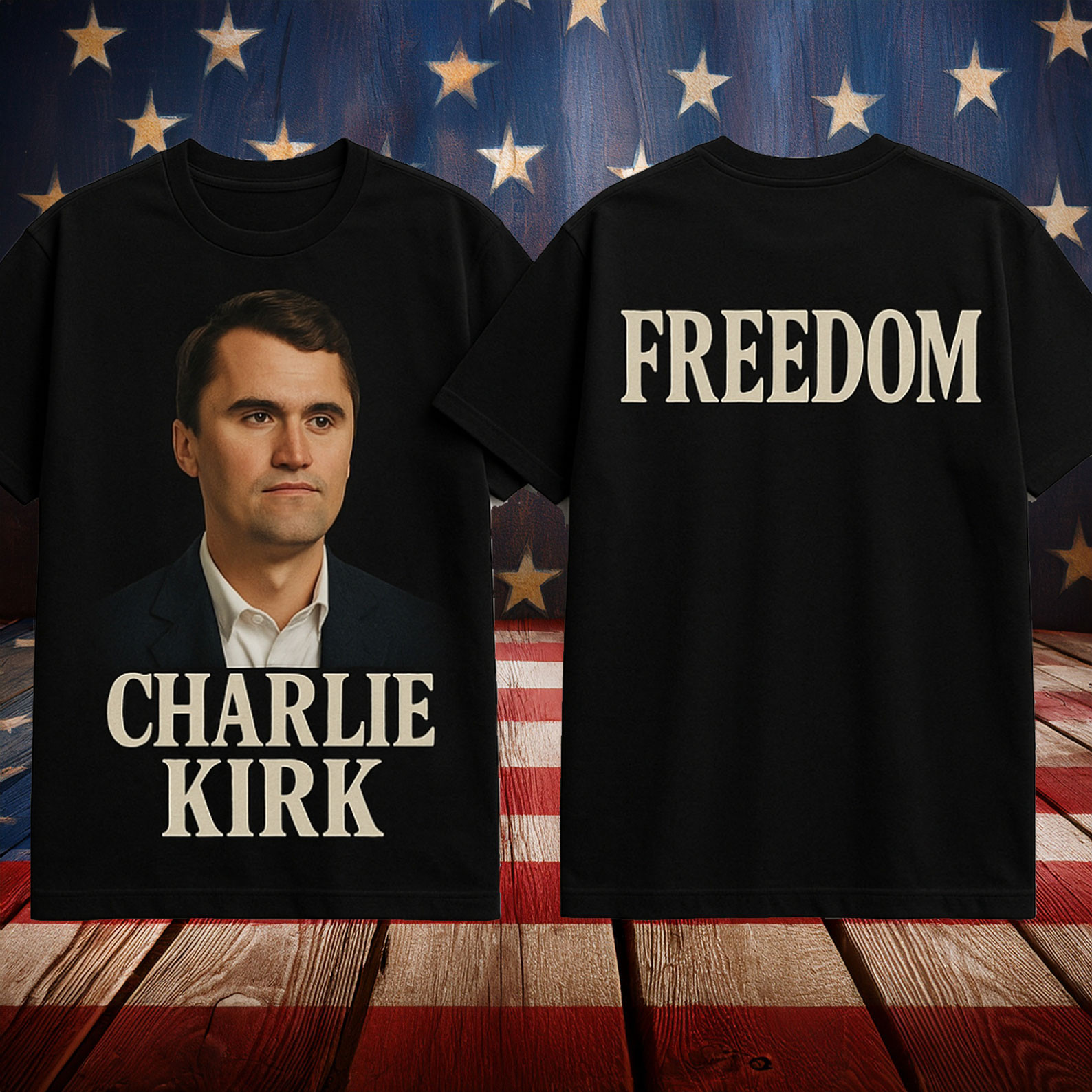 Charlie Kirk Freedom T-shirt Freedom Charlie Kirk 1993 2025 MAGA Unique Fans Apparel