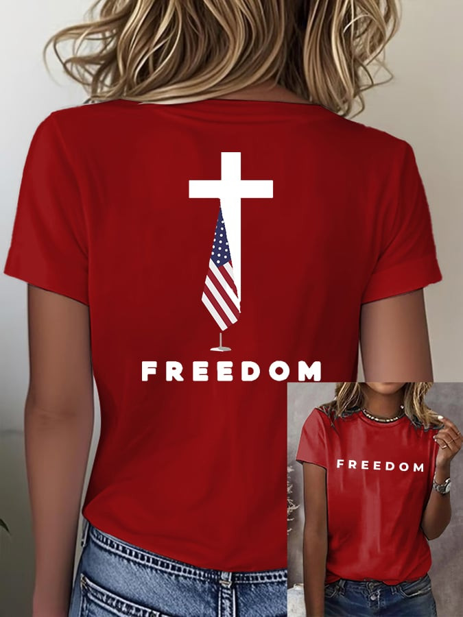 Charlie Kirk Freedom T-Shirt Freedom Faith Over Fear Shirt Charlie Kirk 47 Merch Best Gift Ideas