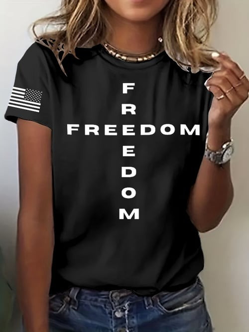 Charlie Kirk Freedom T-Shirt Freedom Forever Charlie Kirk Tribute Clothing Gifts