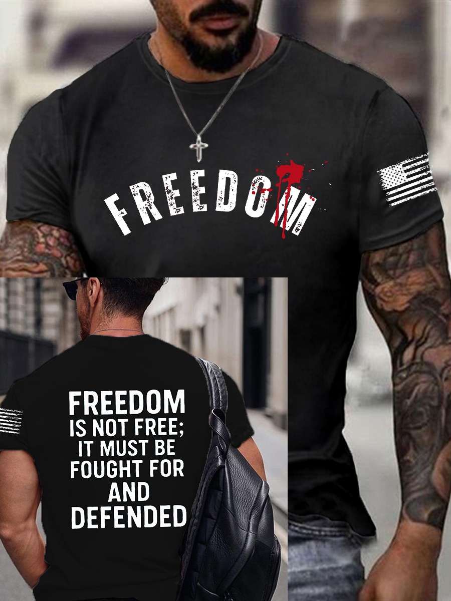 Charlie Kirk Freedom T-Shirt Freedom Is Not Free Charlie Kirk Tribute Clothing Charlie Kirk Freedom T-Shirt Freedom Is Not Free Charlie Kirk Tribute Clothing