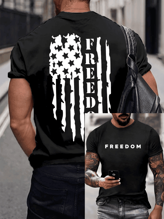 Charlie Kirk Freedom T-Shirt Freedom Unique Memorial Charlie Kirk Gift Ideas