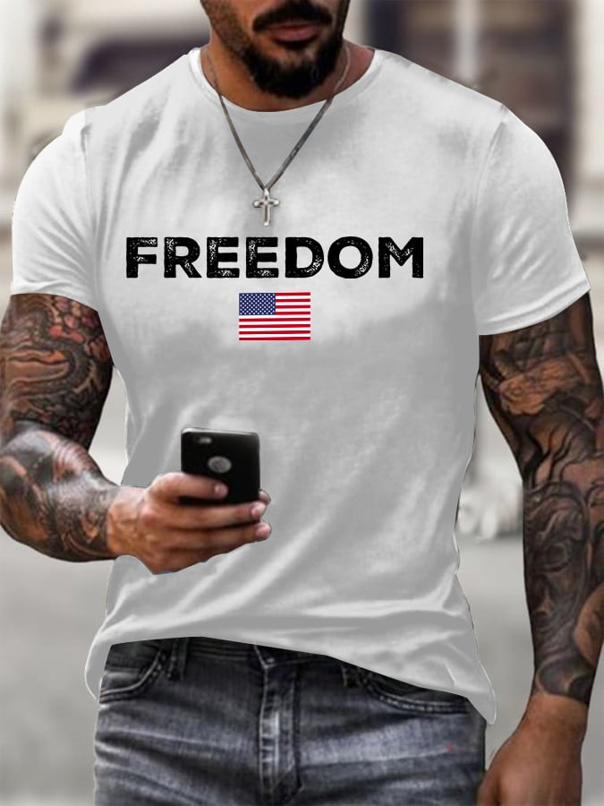 Charlie Kirk Freedom T-Shirt Freedom's Voice Never Forgotten Charlie Kirk Clothing
