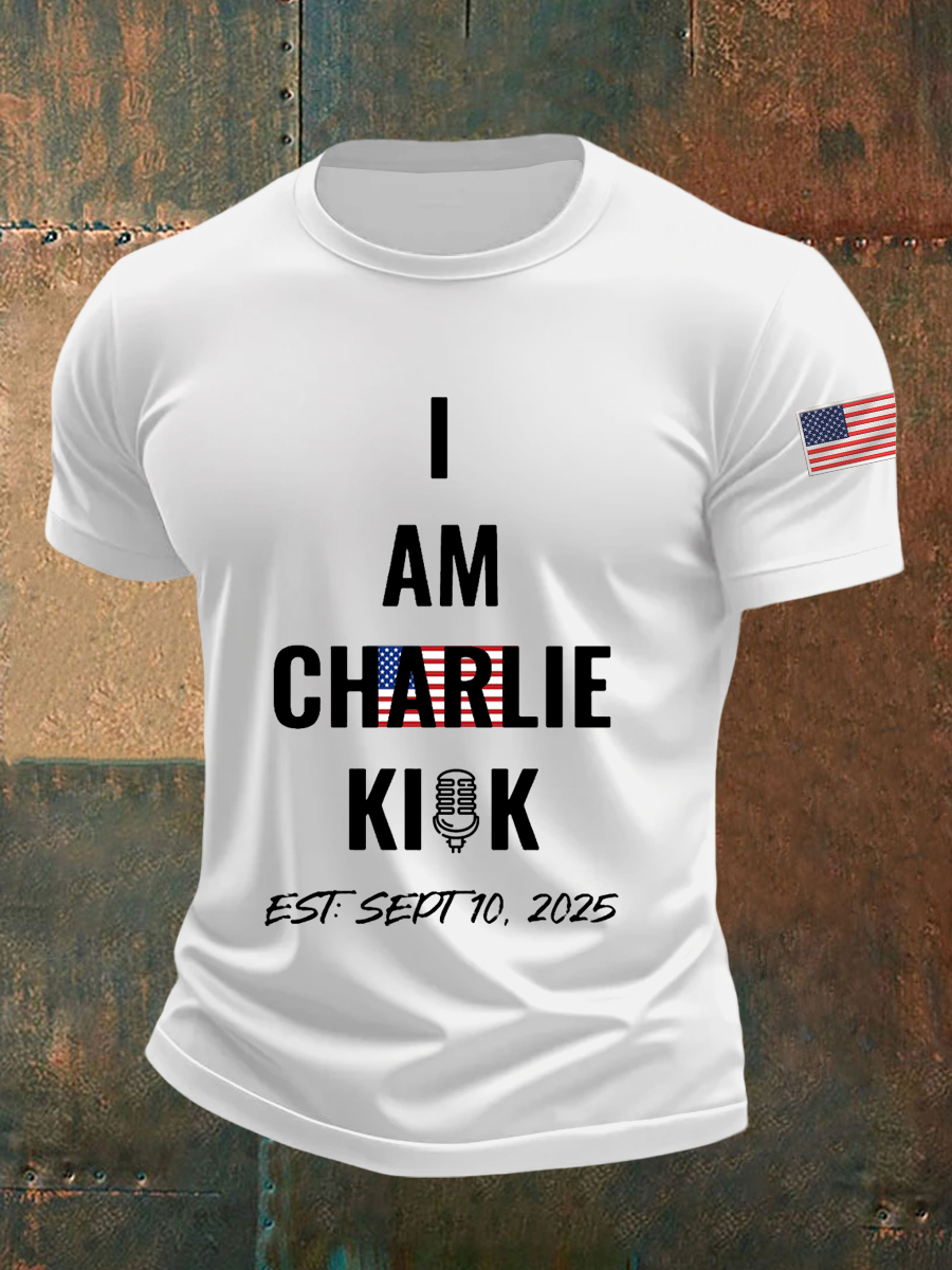 Charlie Kirk Freedom T-shirt I Am Charlie Kirk 2025 Best Charlie Kirk Memorial Merch