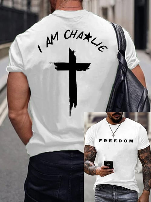 Charlie Kirk Freedom T-Shirt I Am Charlie Kirk Freedom Is Not Free Shirt Gifts