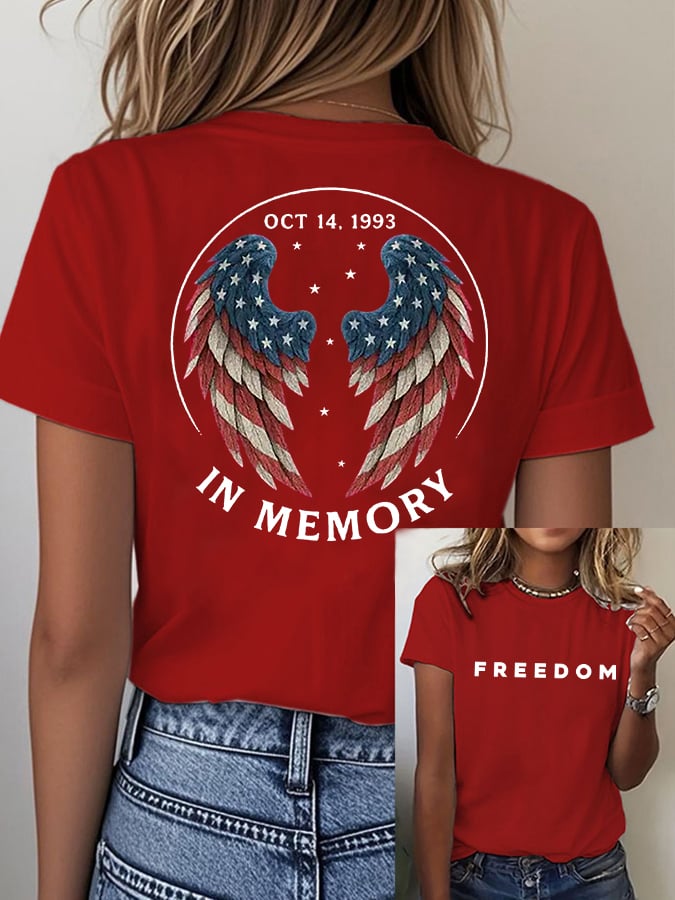 Charlie Kirk Freedom T-Shirt In Memory 14 10 1993 Merch Unique Gifts Ideas For Her