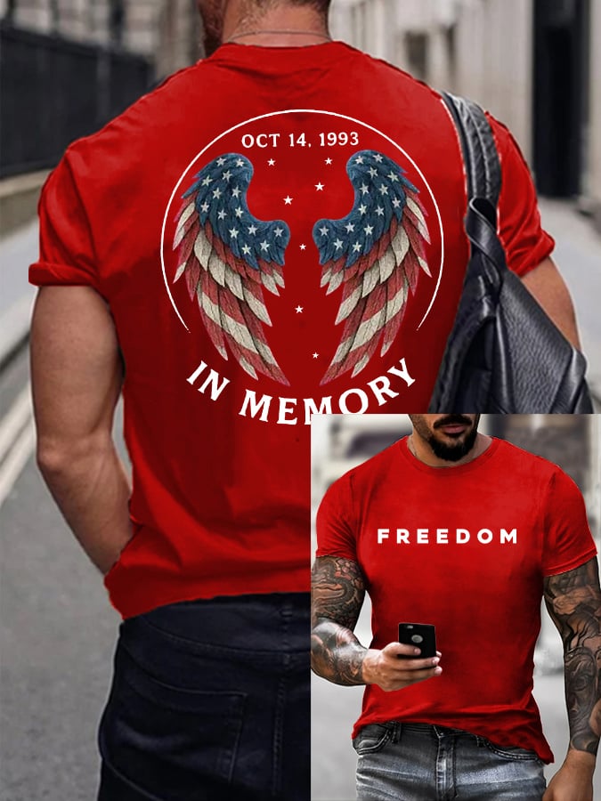 Charlie Kirk Freedom T-Shirt In Memory 14 10 1993 Merch Unique Gifts Ideas For Him