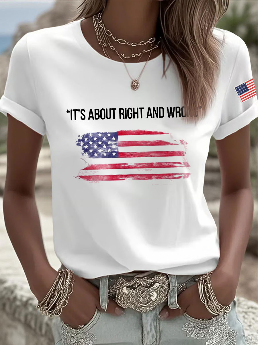 Charlie Kirk Freedom T-shirt It's About Right And Wrong Freedom Charlie Kirk Shirt