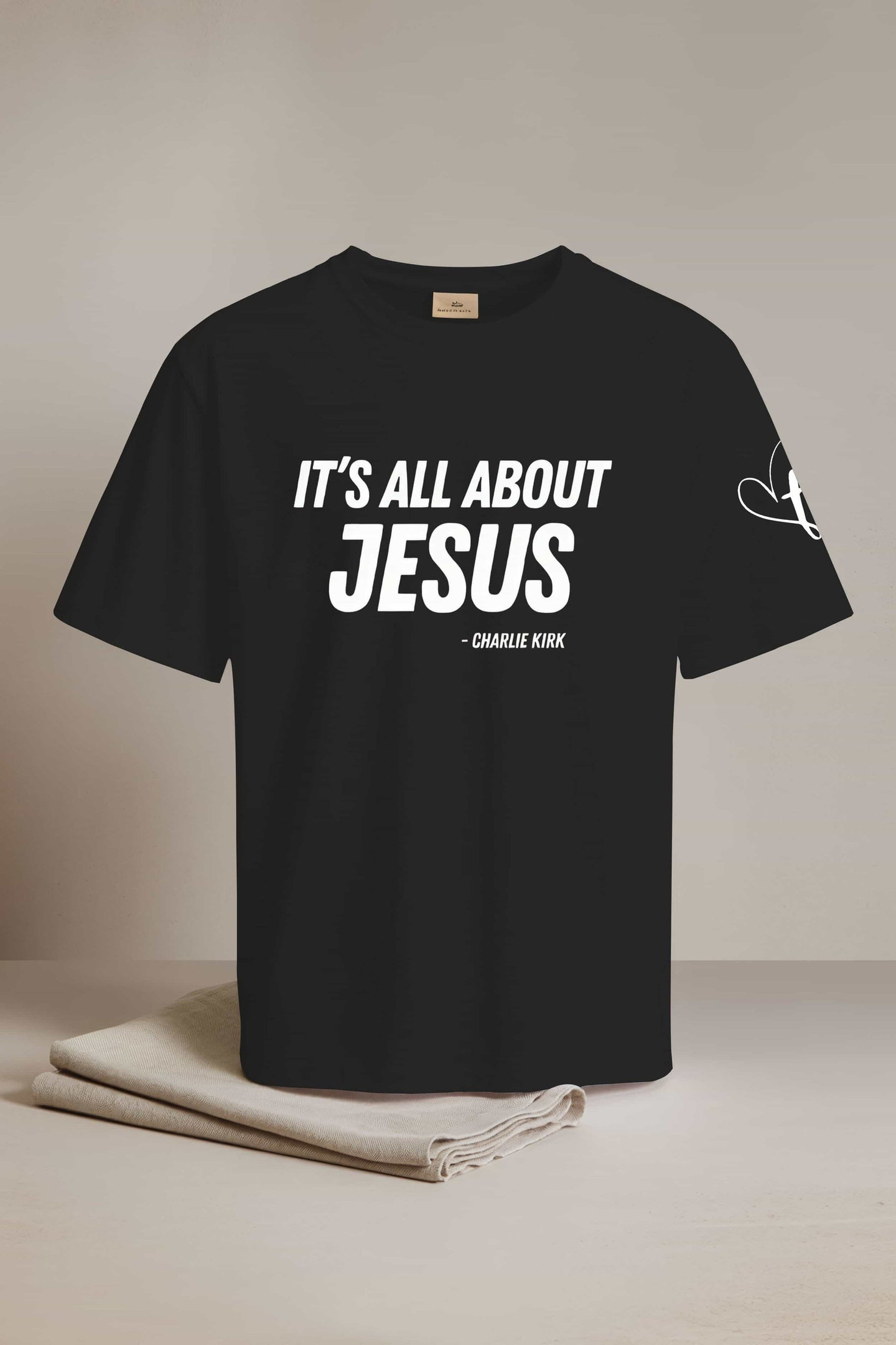 Charlie Kirk Freedom T-Shirt It's All About Jesus Faith And Freedom Charlie Kirk Merch Gifts