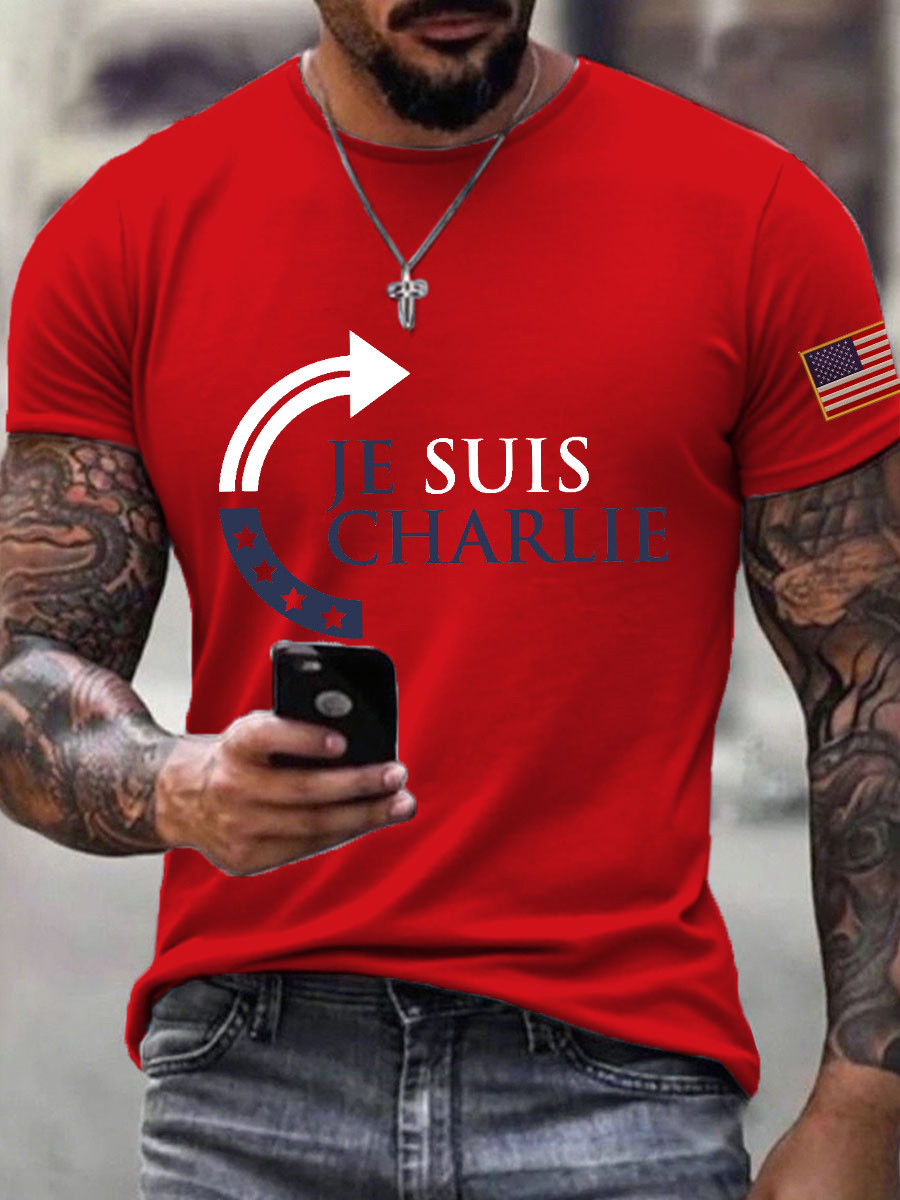 Charlie Kirk Freedom T-shirt Je Suis Charlie 1993 2025 Unique Commemorative Merch