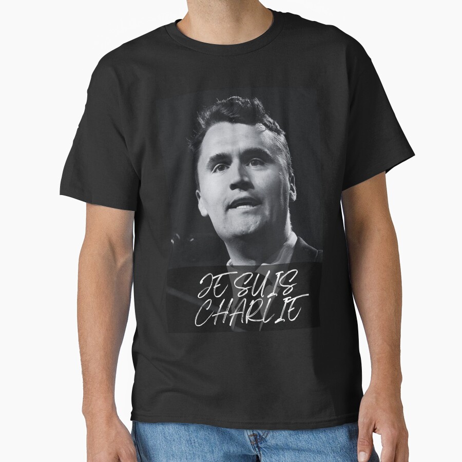 Charlie Kirk Freedom T-shirt Je Suis Charlie Classic Cool Patriotic Lovers Appeal