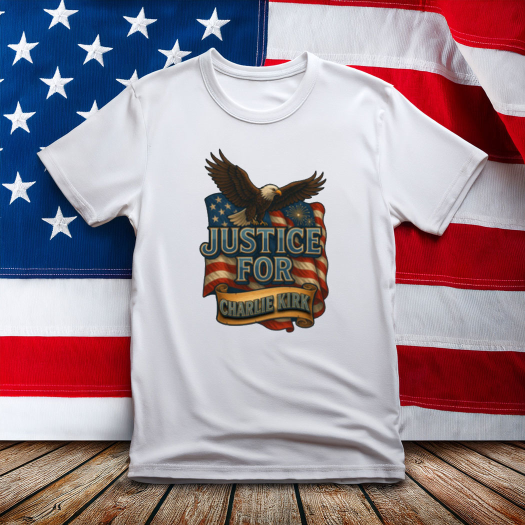 Charlie Kirk Freedom T-shirt Justice For Charlie Kirk American Eagle MAGA Gift For Patriotics