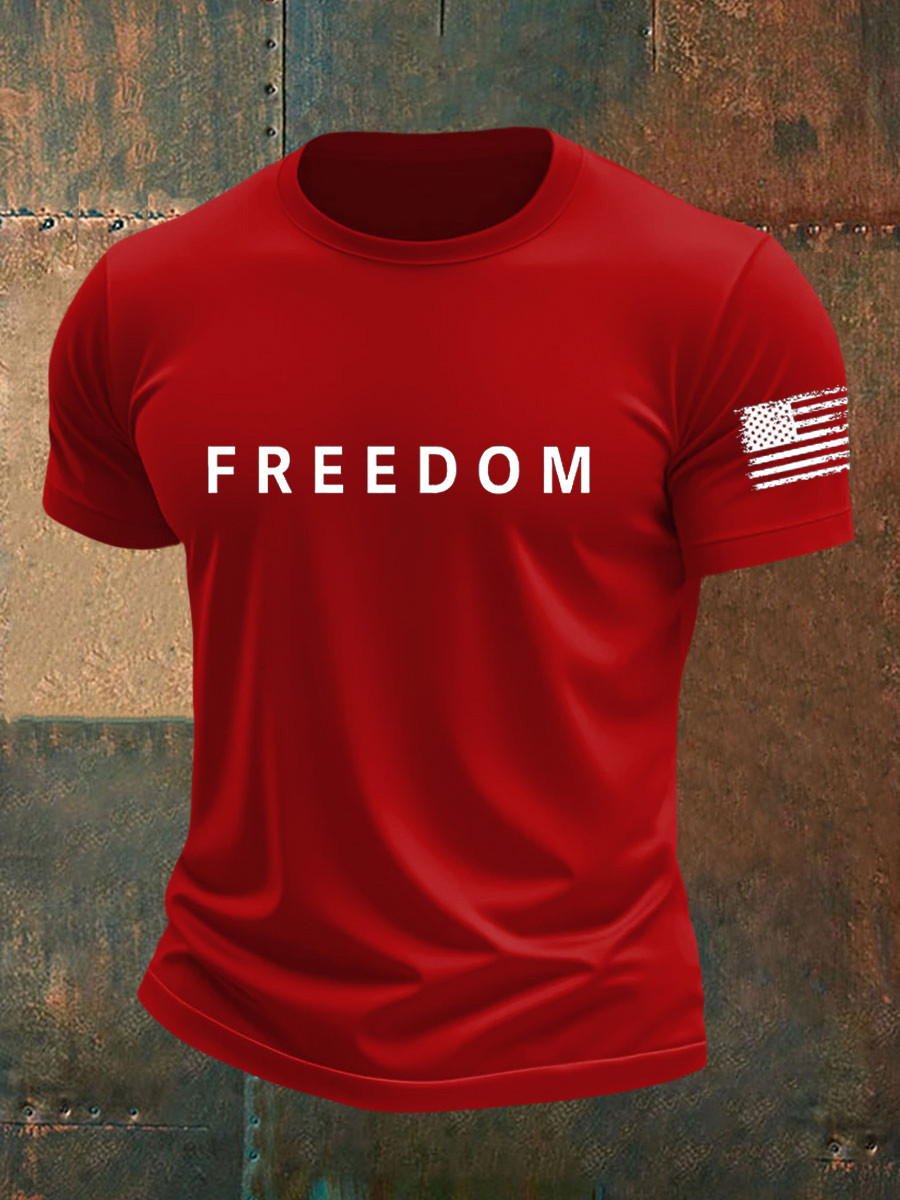 Charlie Kirk Freedom T-Shirt Make Freedom Great Again Shirt Memorial Gifts For Him