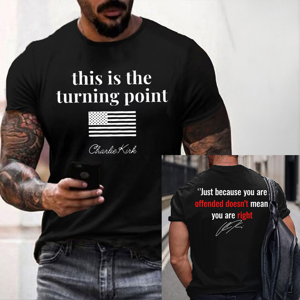 Charlie Kirk Freedom T-Shirt Pray For Charlie Kirk Best Patriotic Merchandise
