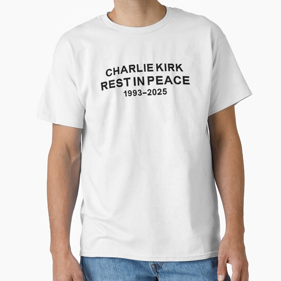 Charlie Kirk Freedom T-shirt Rest In Peace Charlie Kirk Classic Best Patriotic Presents Ever
