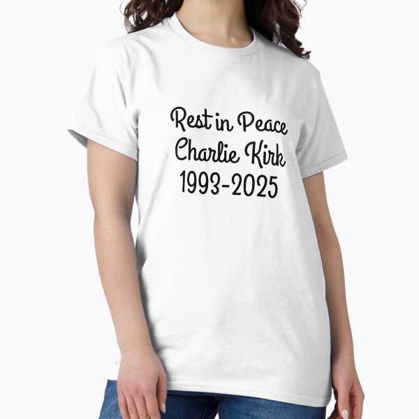 Charlie Kirk Freedom T-shirt Rip Charlie Kirk Classic 1993 2025 Cool Patriotics Give Away