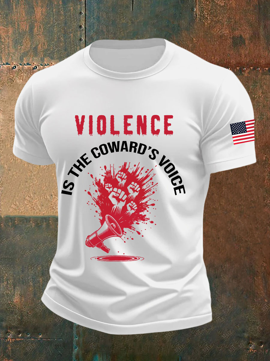Charlie Kirk Freedom T-shirt Silence Is The Coward_s Voice Charlie Kirk 47 Merch Gifts