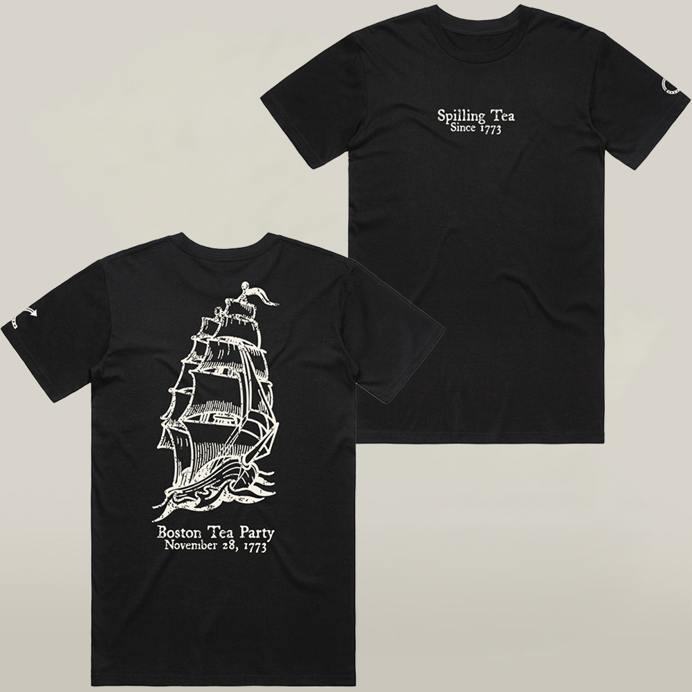 Charlie Kirk Freedom T-shirt Spilling Tea Since 1773 Best Proud Gift For Patriotics