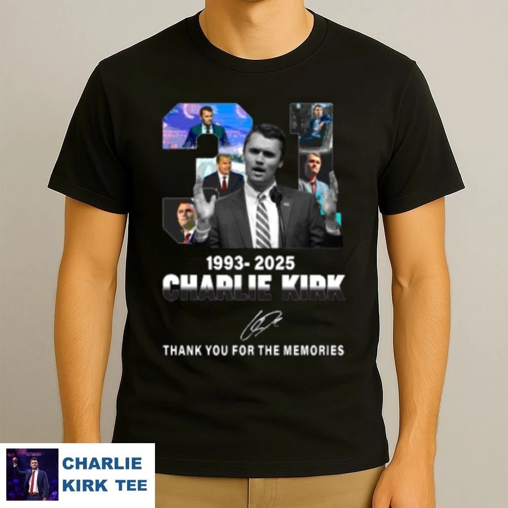 Charlie Kirk Freedom T-shirt Thank You For The Memories 31 Years Charlie Kirk Shirt Merch