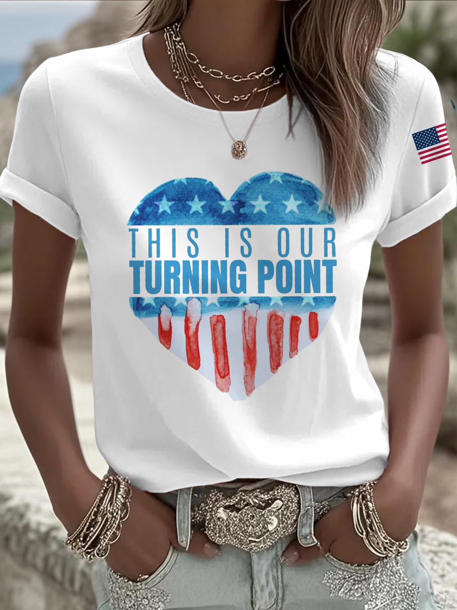 Charlie Kirk Freedom T-shirt This Is Our Turning Point 1993 2025 Proud Charlie Kirk Shirt