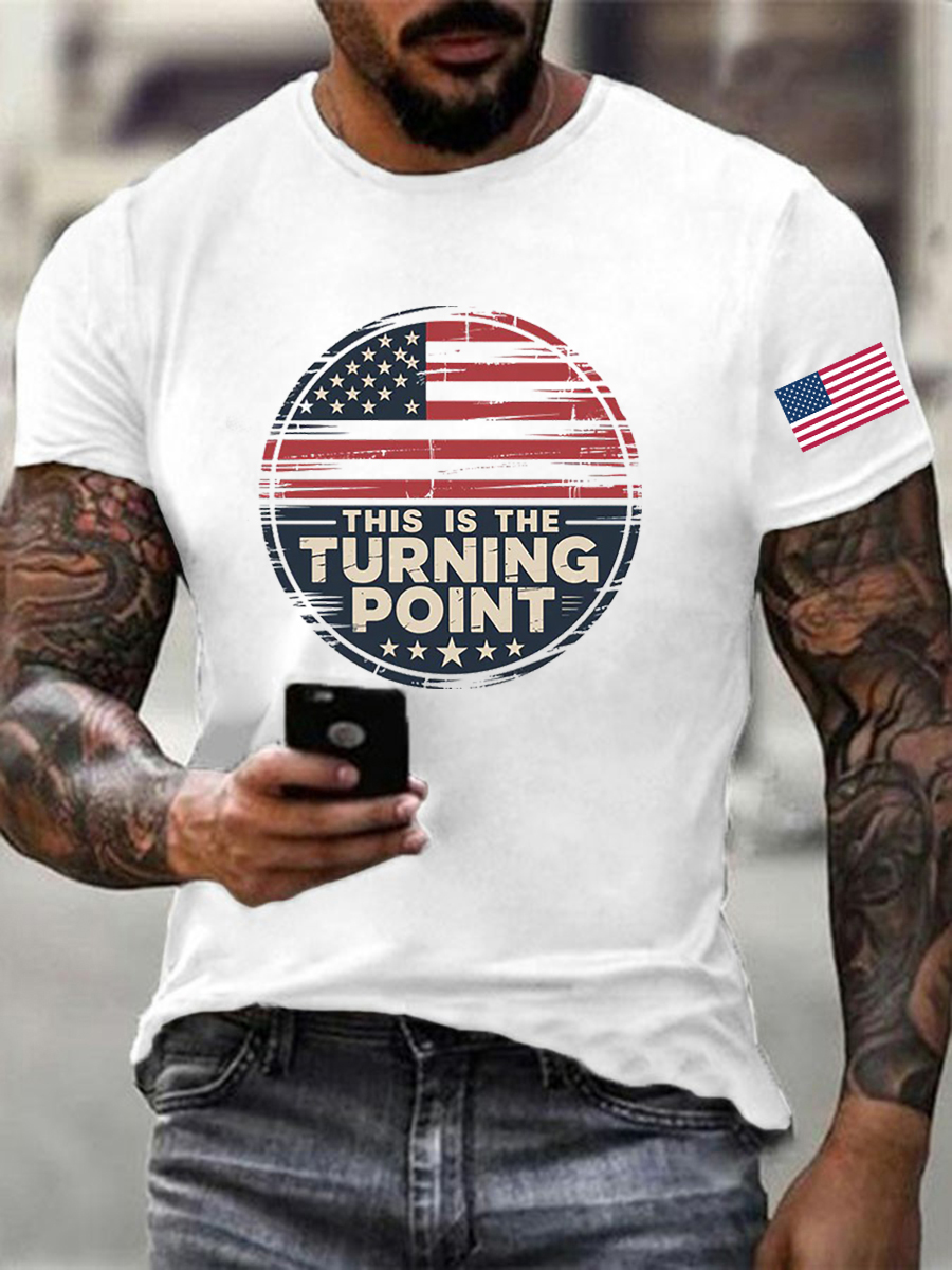 Charlie Kirk Freedom T-Shirt This Is The Turning Point 1993 2025 Memorial Charlie Shirt