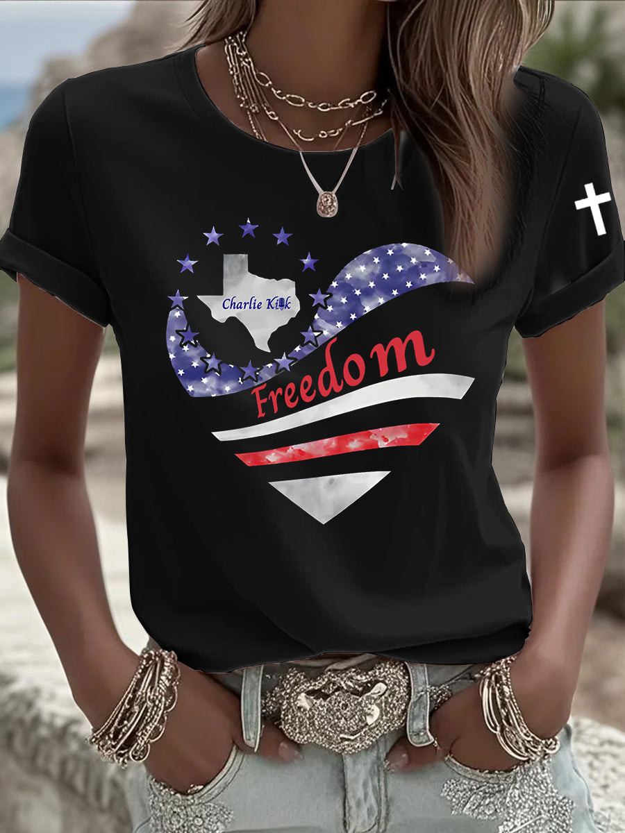 Charlie Kirk Freedom T-Shirt This Is The Turning Point TPUSA Gifts For Family