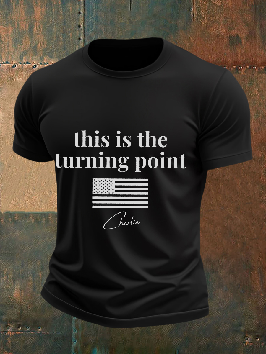 Charlie Kirk Freedom T-shirt This Is The Turning Point USA Best Charlie Kirk Merchandise