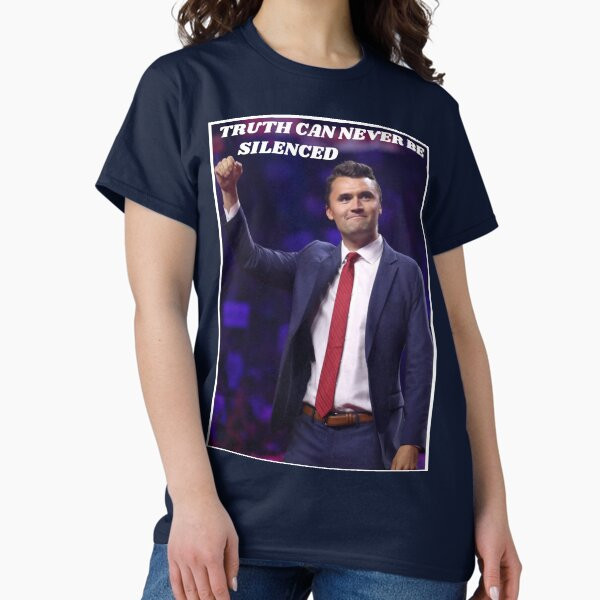 Charlie Kirk Freedom T-shirt Truth Can Never Be Silenced Unique Proud Merch