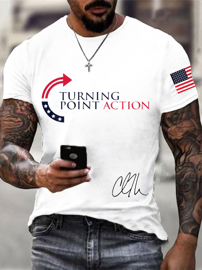 Charlie Kirk Freedom T-shirt Turning Point Action Freedom Charlie Tpusa Gifts
