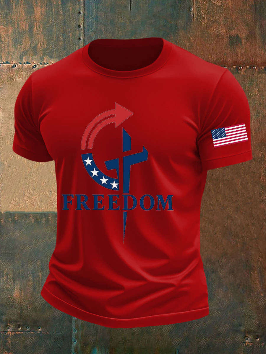 Charlie Kirk Freedom T-Shirt Turning Point USA Merch Gifts For Supporters