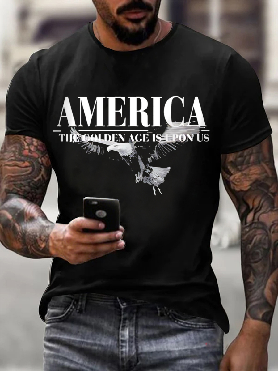 Charlie Kirk Freedom T-shirt U.S The Golden Age Is Upon Us Best Charlie Kirk Merchandise