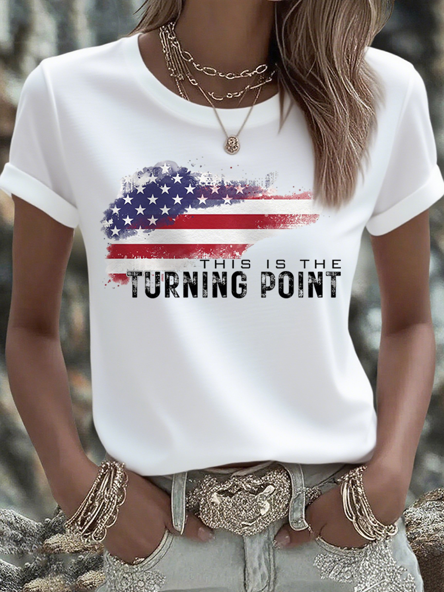 Charlie Kirk Freedom T-shirt USA This Is The Turning Point Charlie Kirk Merch Gifts