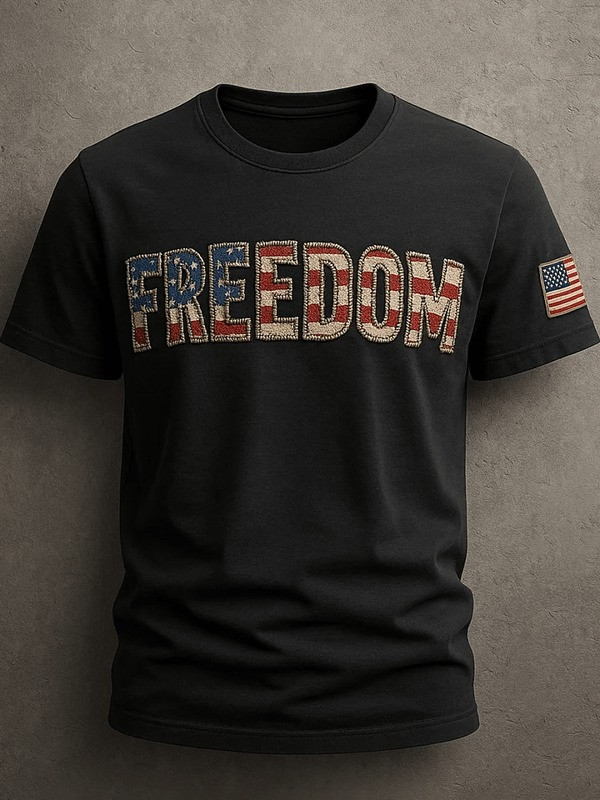 Charlie Kirk Freedom T-Shirt Vintage Charlie Kirk RIP Tribute Clothing Supporters Gifts