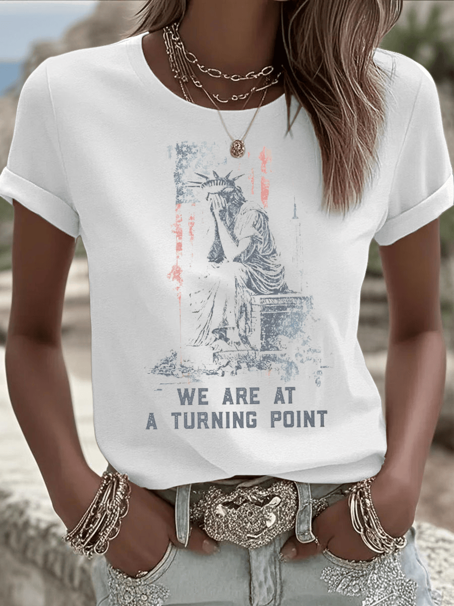 Charlie Kirk Freedom T-shirt We Are At Turning Point Turning Point USA Freedom Shirt