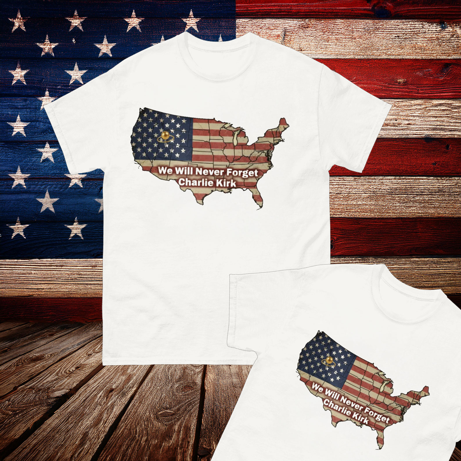 Charlie Kirk Freedom T-shirt We Will Never Forget Charlie Kirk Best MAGA Patriotics Merch