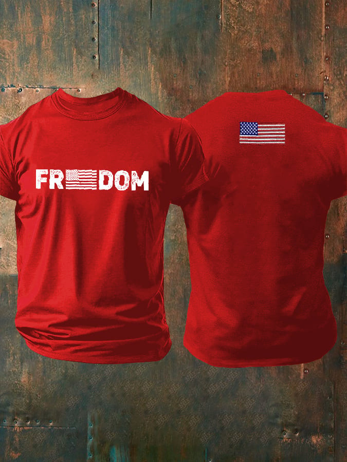Charlie Kirk Freedom T-Shirt Wear Red For Charlie Kirk Day Best Charlie Kirk Merchandise