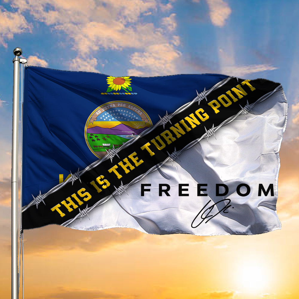 Charlie Kirk Freedom TPUSA Flag Sunflower Freedom Violence Against Merch Best Outdoor Decor