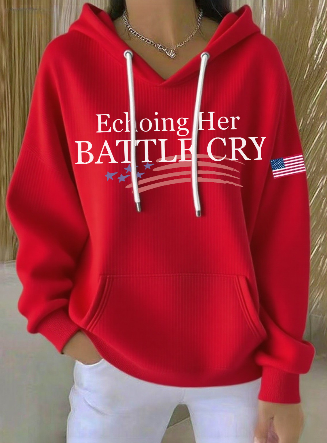 Charlie Kirk Freedom TPUSA Merch Hoodie Echoing Her Battle Cry U.S Flag Freedom Hoodie