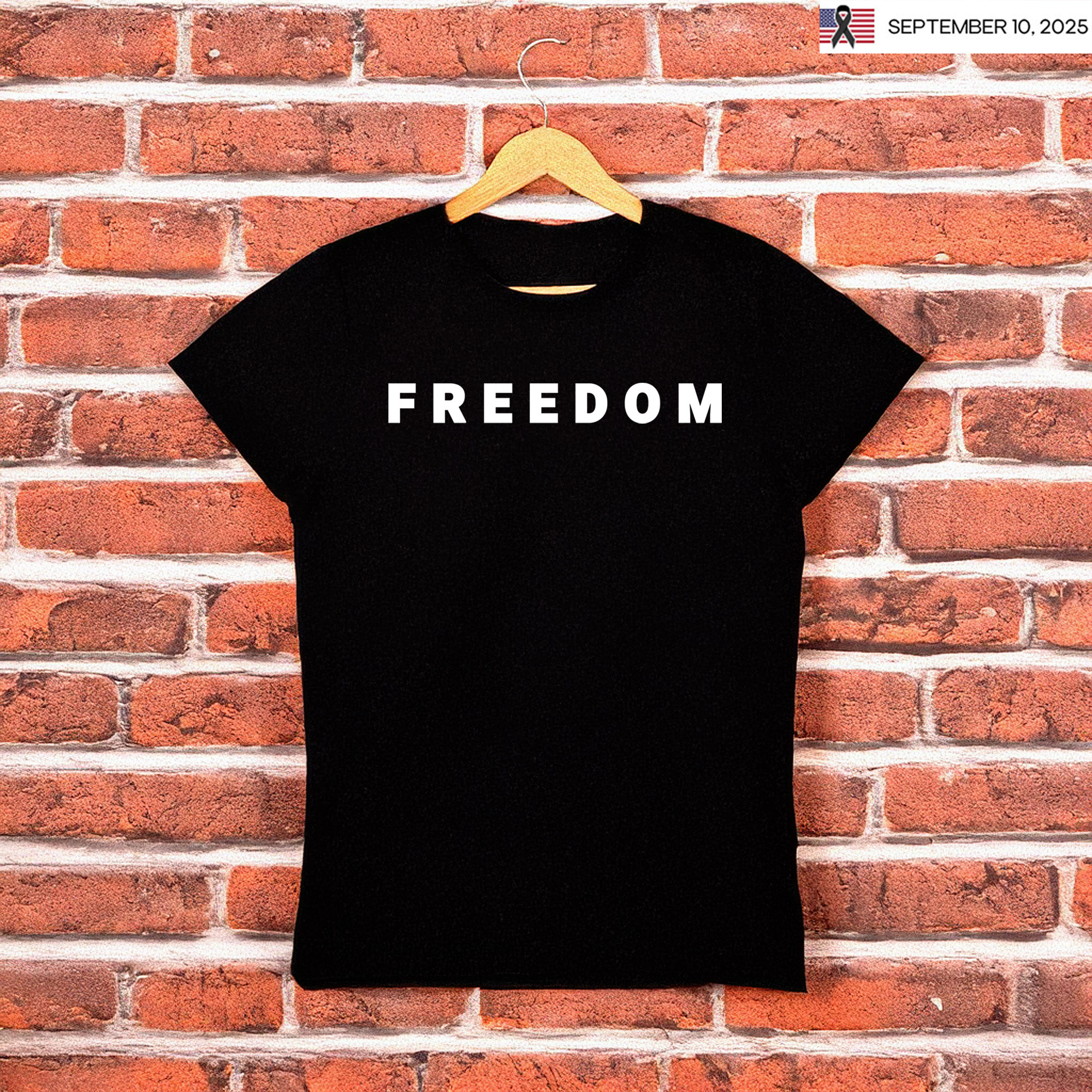 Charlie Kirk Freedom Unisex T-Shirt