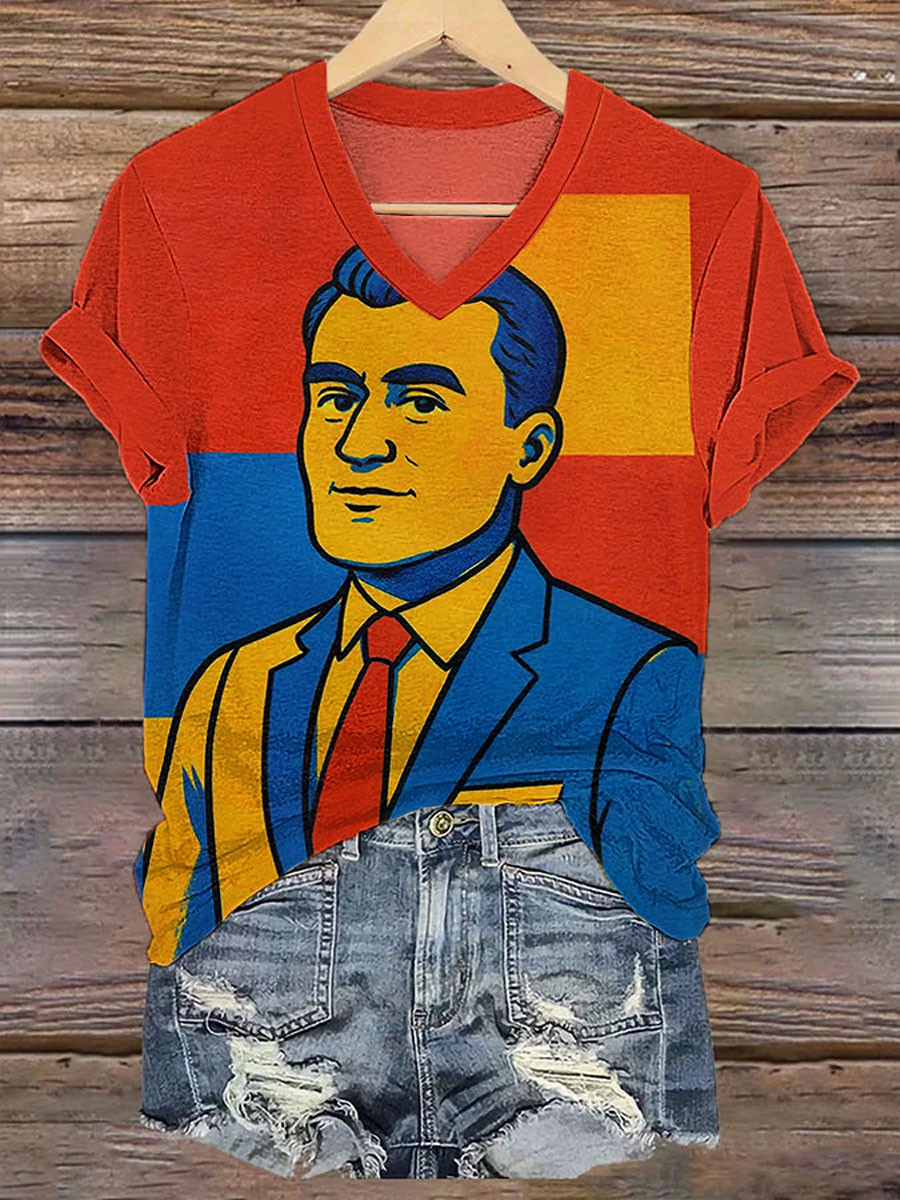 Charlie Kirk Freedom V-neck Shirt Charlie Is A Hero Best Proud Charlie Kirk Present