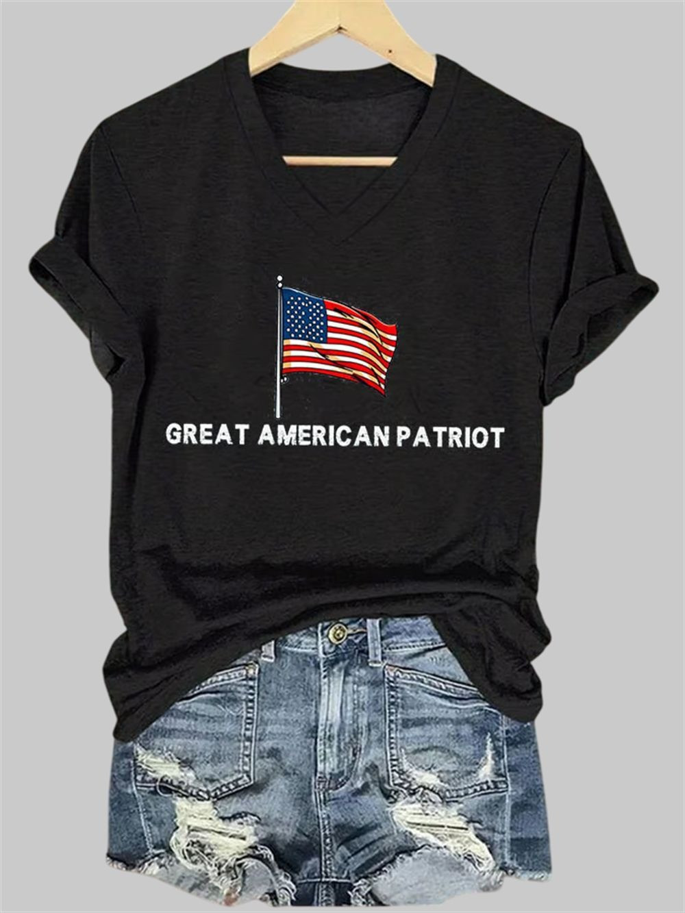 Charlie Kirk Freedom V-neck Shirt Great American Patriot CK 47 Tribute Freedom Merch
