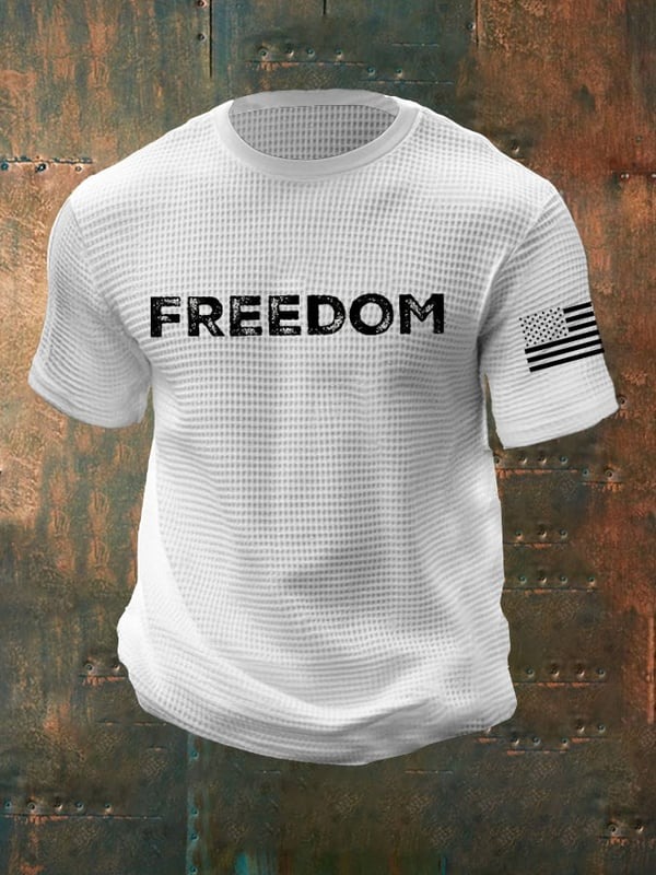 Charlie Kirk Freedom Waffle Shirt Rest In Peace Charlie Kirk Clothes TPUSA Merch