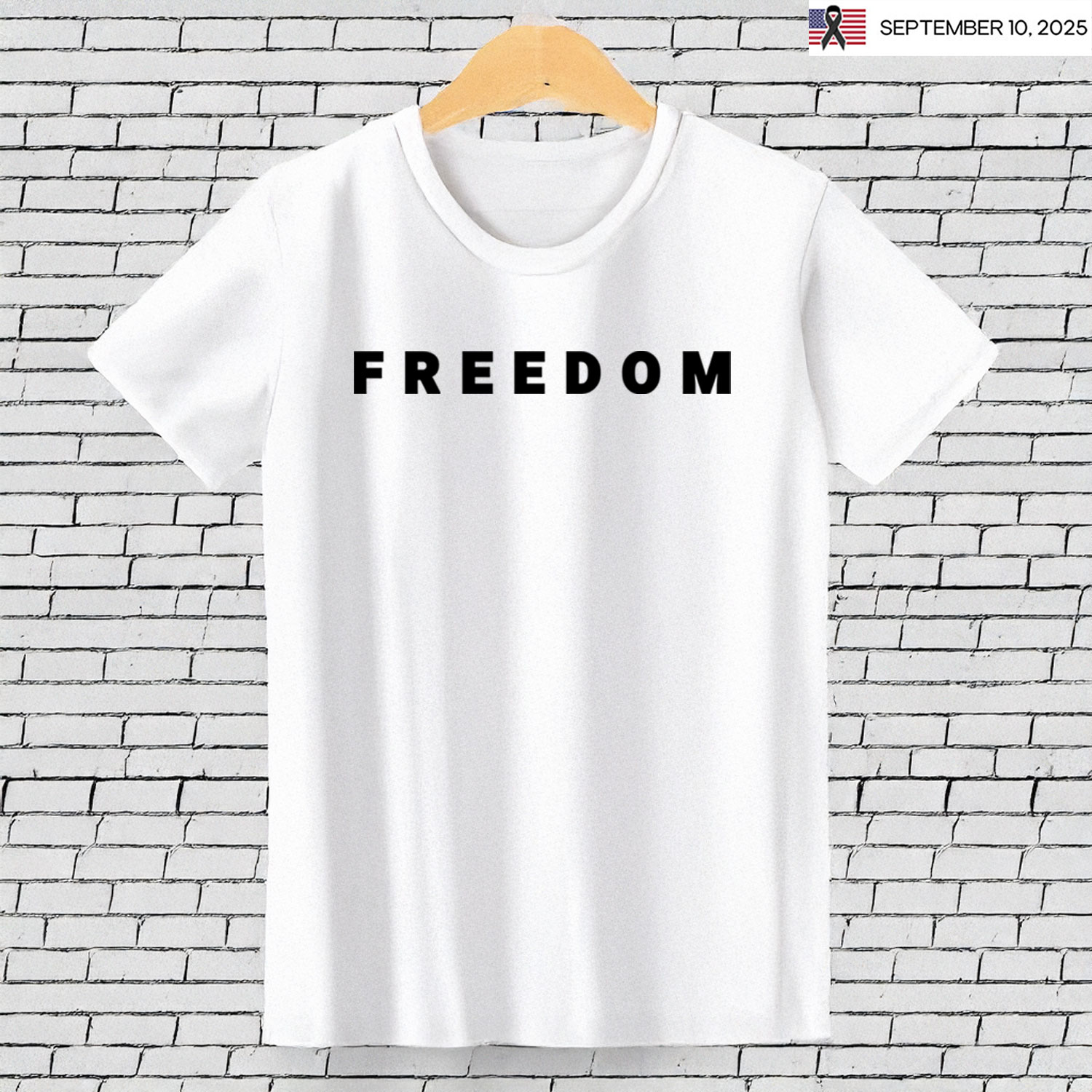 Charlie Kirk Freedom White Shirt Charlie Kirk Merch Store