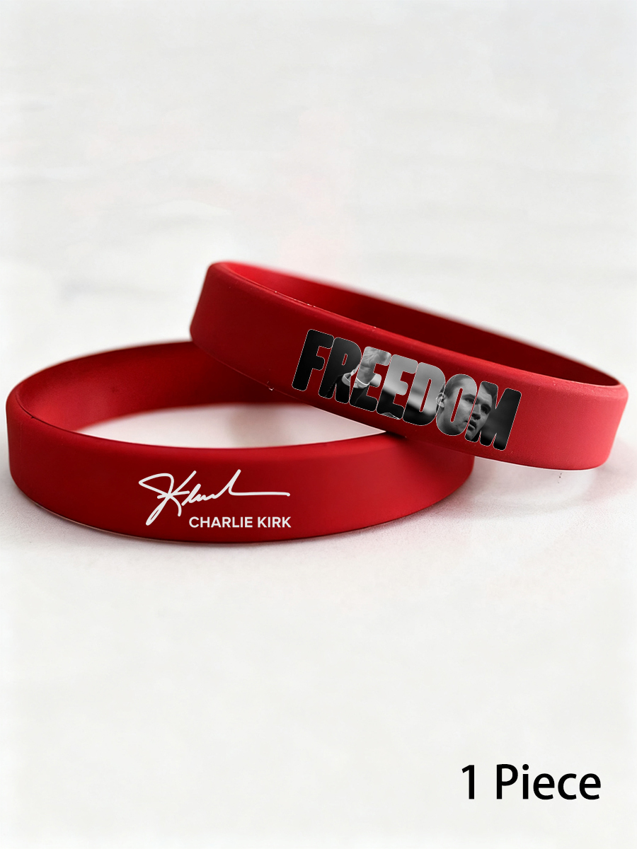 Charlie Kirk Freedom Wristband I Am Charlie Kirk Best Signed Remembrance Charlie Kirk Merch