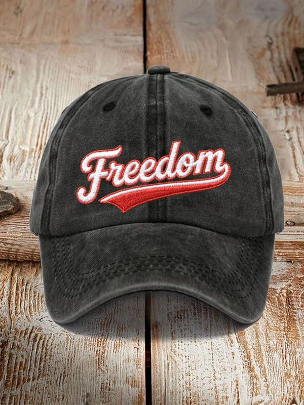 Charlie Kirk FreedomEmbroidered Hat America Gift For Supporters