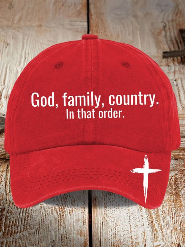 Charlie Kirk God Family Country In That Order Hat Holy Cross Charlie Kirk Memorial Gifts