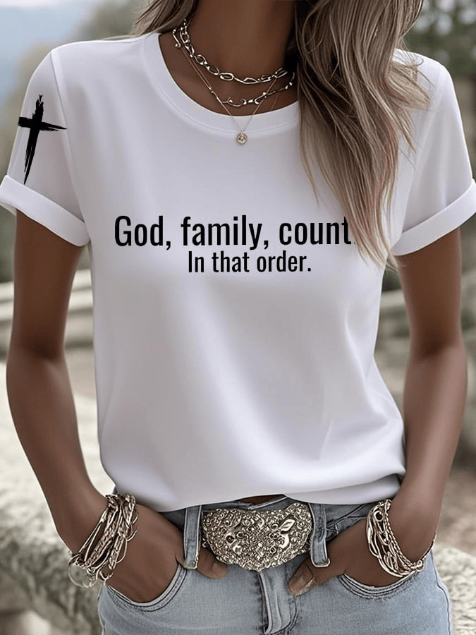 Charlie Kirk God Family Country Shirt Memorial Gift for Wife