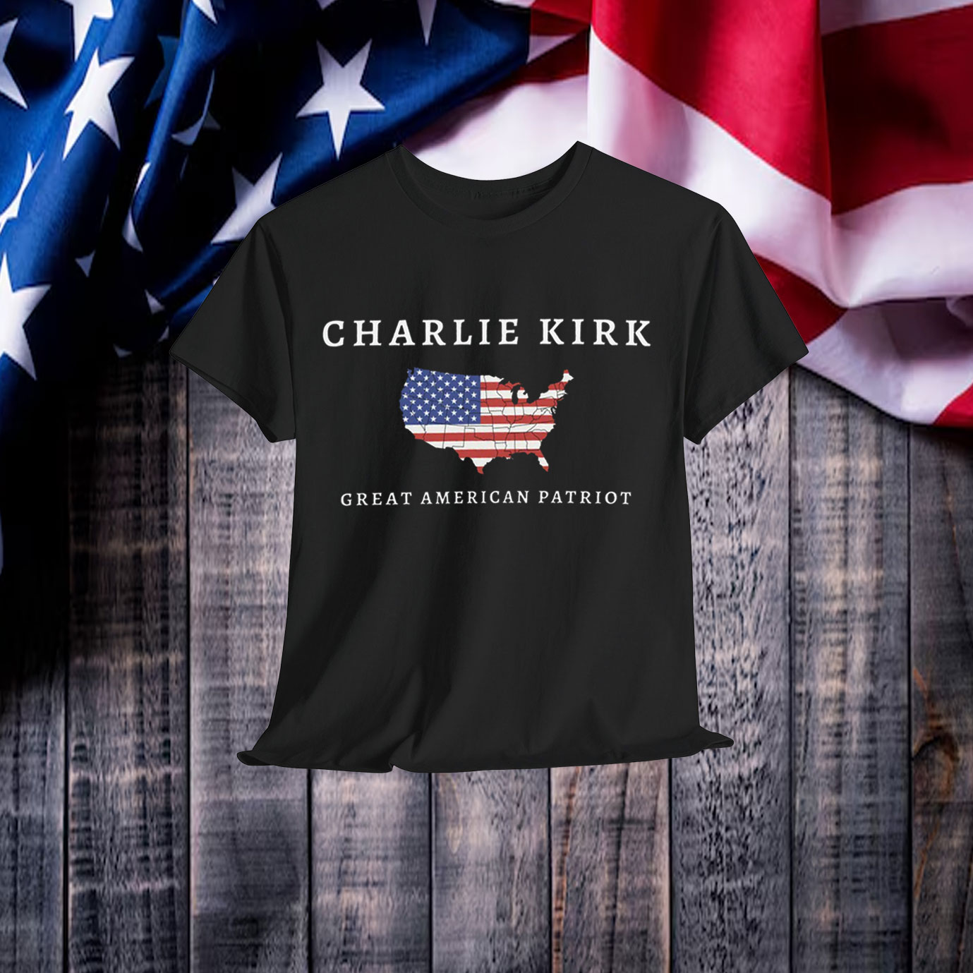 Charlie Kirk Great America Patriot Shirt