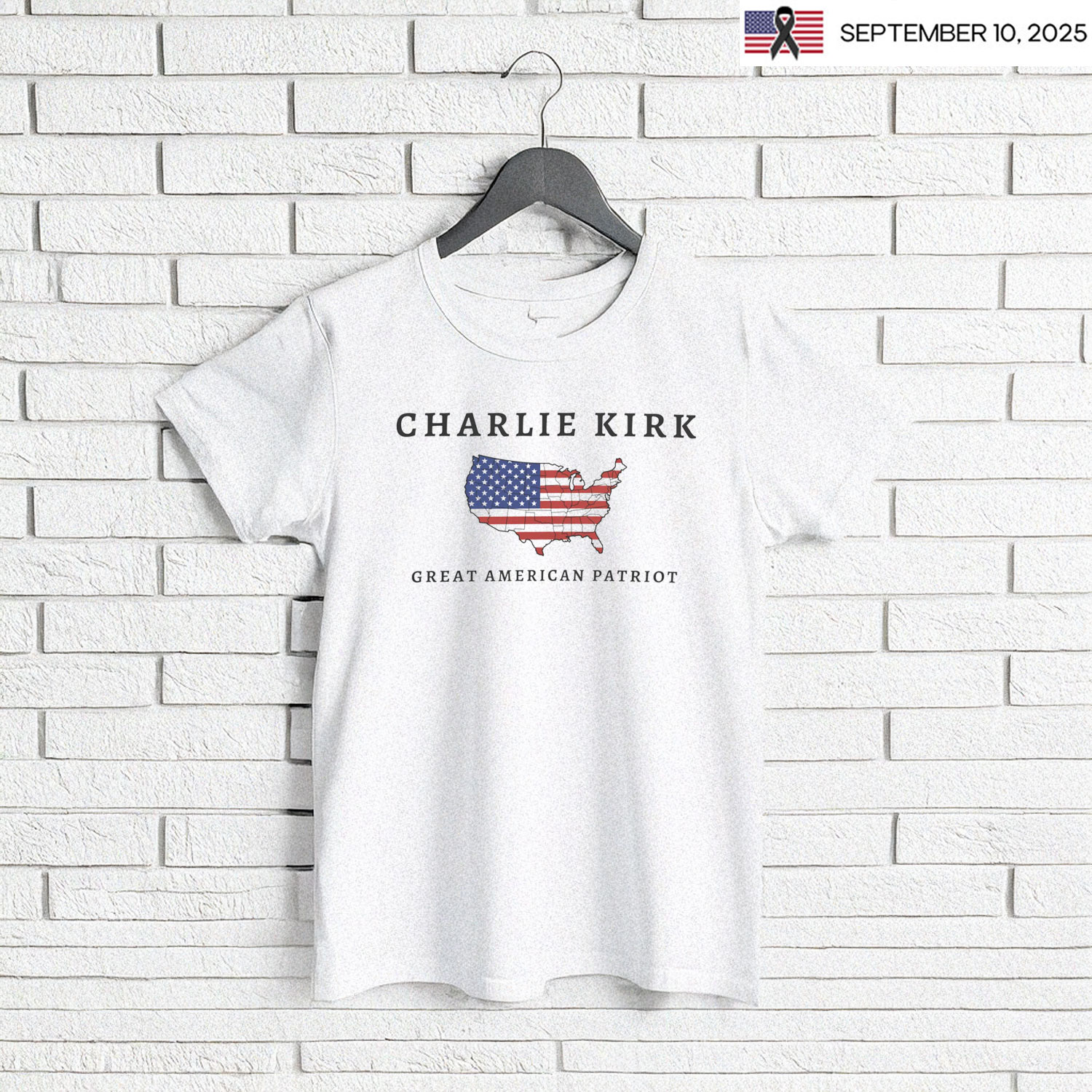 Charlie Kirk Great American Patriot Shirt