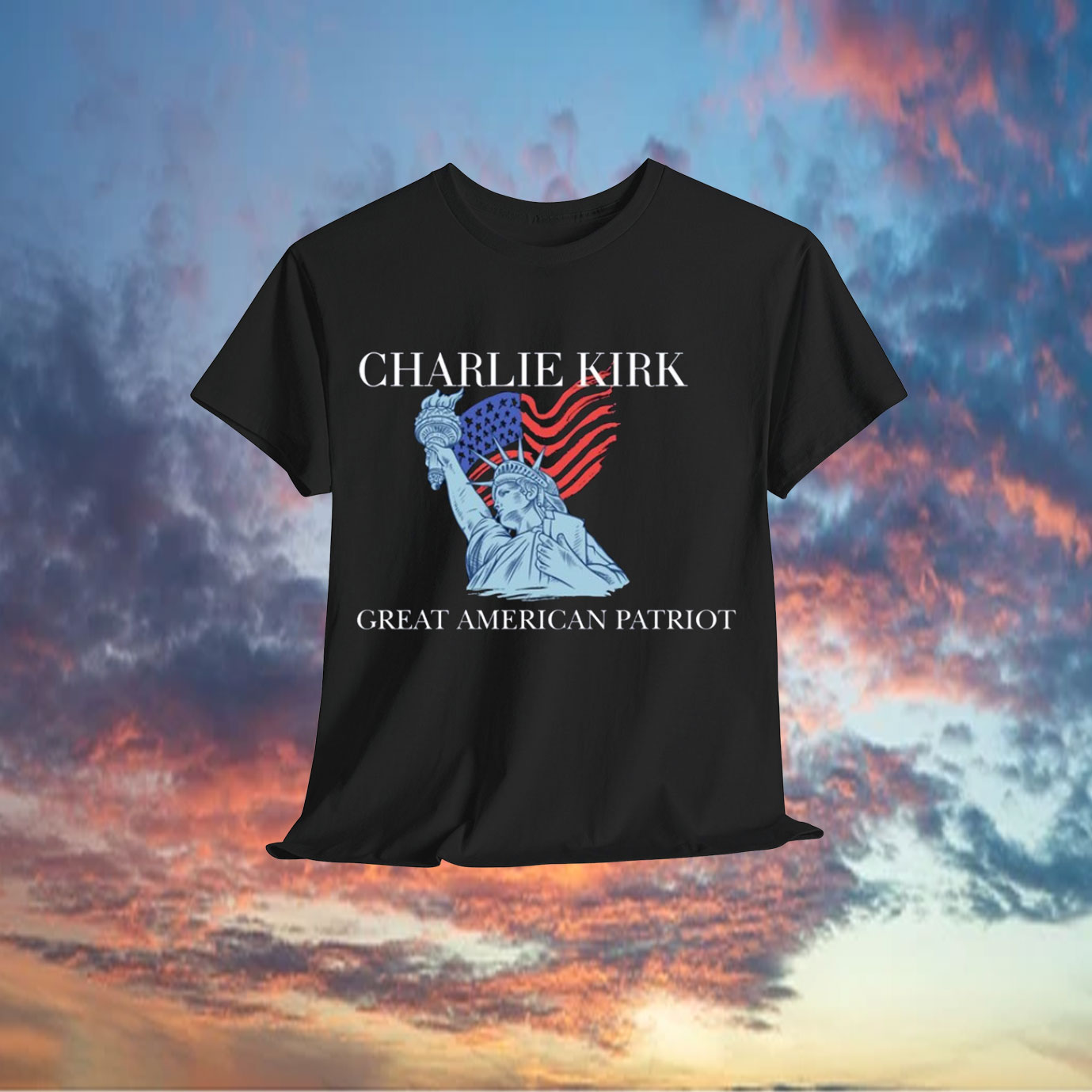 Charlie Kirk Great American Patriot T-Shirts